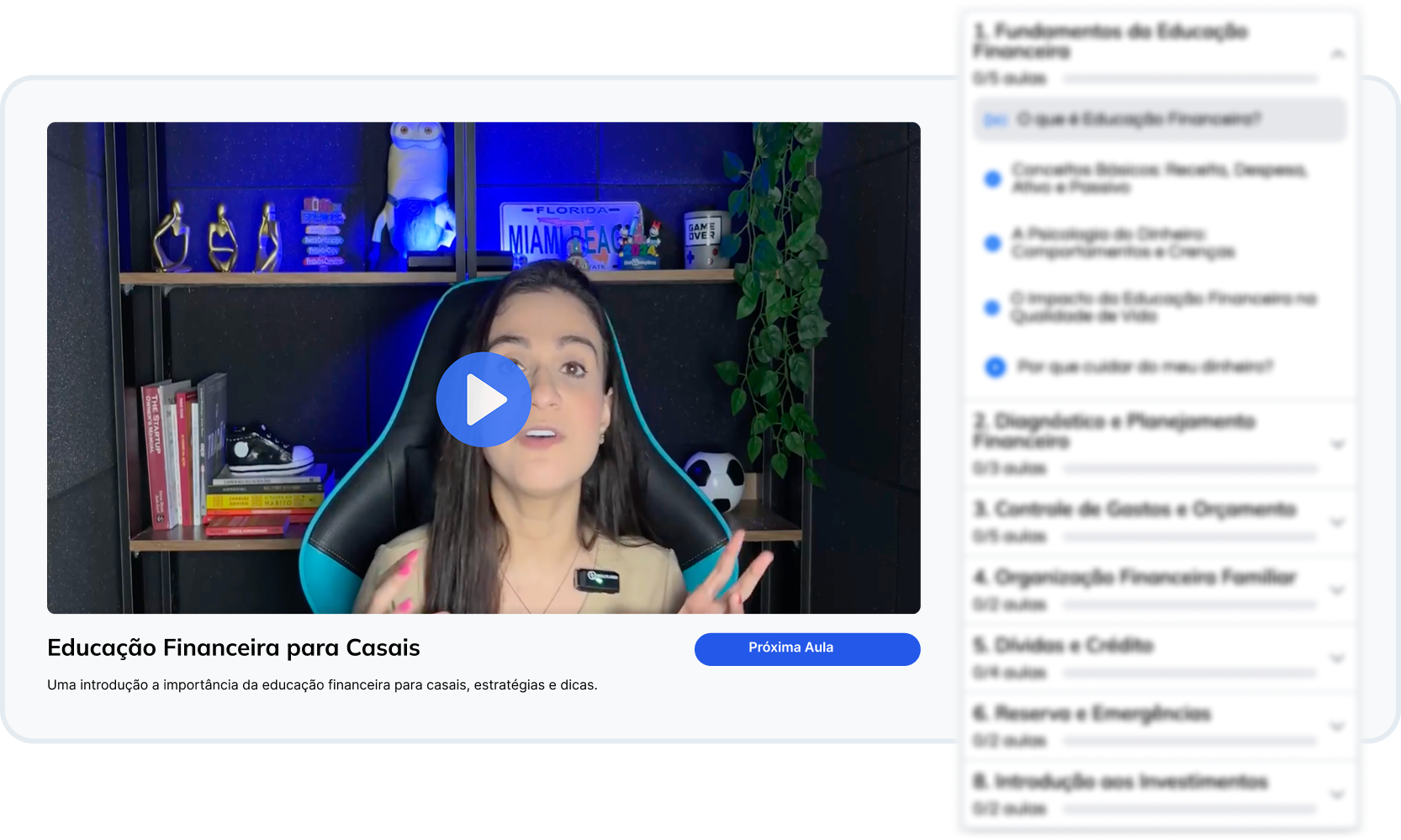 Educação Financeira para Casais - Aulas e módulos